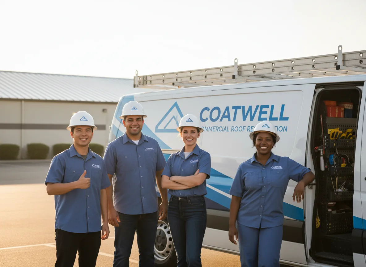 Commercial roof coating company in Colbert, GA